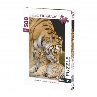 Nathan- Puzzle 500 Pi&egrave;ces Moment De Tendresse Multicolore
