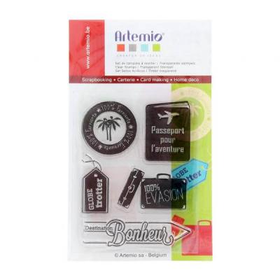 Artemio 5 Tampons Clear Stamp - Evasion