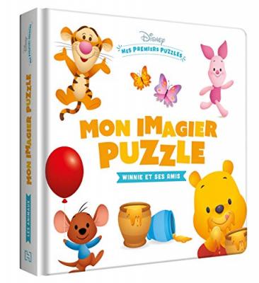DISNEY BABY - Mes Premiers Puzzles - Winnie et ses amis - Imagier Puzzle 4 pi&egrave;ces