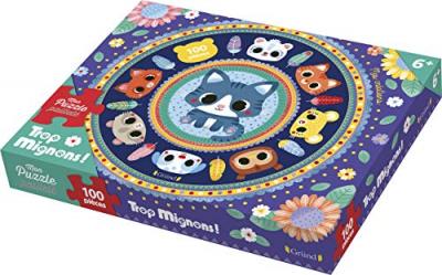 Trop mignons ! Mon puzzle paillet&eacute; - Puzzle de 100 pi&egrave;ces avec des paillettes - &Agrave; partir de 6 ans