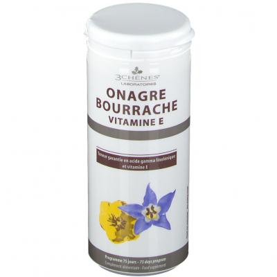Les 3 ch&ecirc;nes huile d'onagre, bourrache et vitamine e 150 capsules