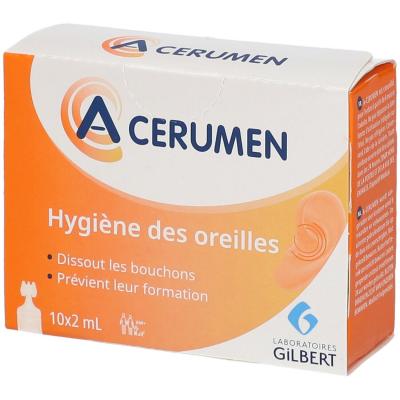 A Cerumen Hygi&egrave;ne Des Oreilles Boite De 10 Unidoses De 2 Ml