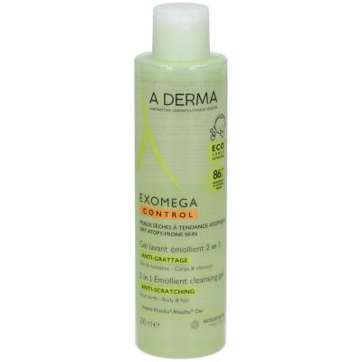 A-derma EXOMEGA CONTROL - Gel Lavant &Eacute;mollient, 200ml