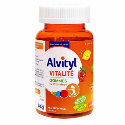 Alvityl&reg; Vitalit&eacute; Gommes 10 vitamines