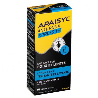 Traitement Anti-poux Xpress 15min Apaisyl - Le Flacon De 100ml