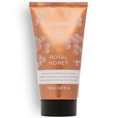 Apivita Royal Honey Rich Cr&egrave;me hydratante pour le corps 150 ml