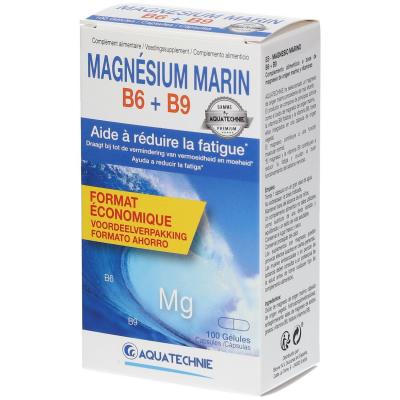 Biotechnie Magn&eacute;sium Marin B6 + B9 100 g&eacute;lules