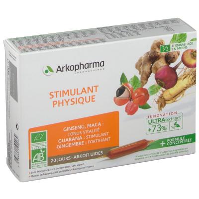 ARKOPHARMA Arkofluides stimulant physique bo&icirc;te 20 ampoules