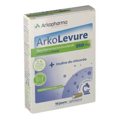 Arkolevure 250mg + Inuline De Chicor&eacute;e10 G&eacute;lules