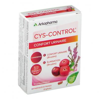 Arkopharma Cys-Control Cys Control - 20 G&eacute;lules - Bo&icirc;te 20 g&eacute;lules