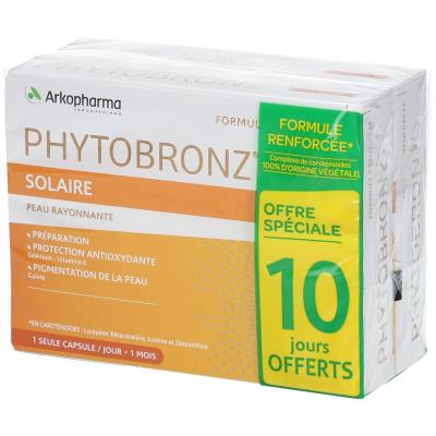 Arkopharma Phytobronz Pr&eacute;parateur Solaire Lot de 2 x 30 capsules