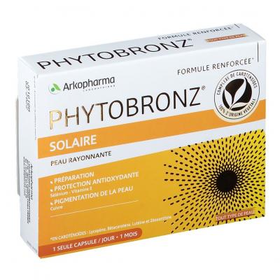 Arkopharma Phytobronz Solaire - 30 Capsules - Bo&icirc;te 30 Capsules