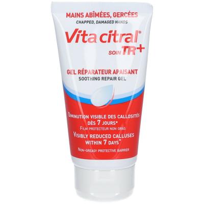 Asepta Vita Citral TR+ Gel Soin Tr&egrave;s R&eacute;parateur Mains 75mL