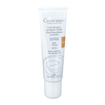 Av&egrave;ne Couvrance Fond de Teint Correcteur Fluide N&deg;4.0 Miel 30ml