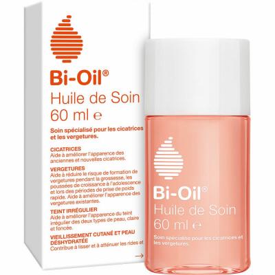 Bi-oil Huile de Soin pour la peau cicatrices et vergetures, 60ml