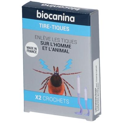 BIOCANINA Tire-tiques crochetsx2
