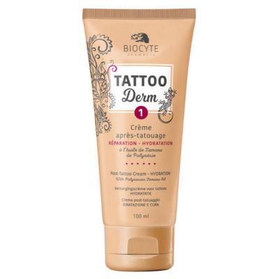 BIOCYTE Cosm&eacute;tique - Tattoo Derm 1 cr&egrave;me apr&egrave;s tatouage tube 100ml