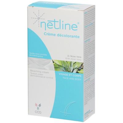 Netline Cr&egrave;me D&eacute;colorante pour Visage et Corps, Tubes de 20 + 40 ml