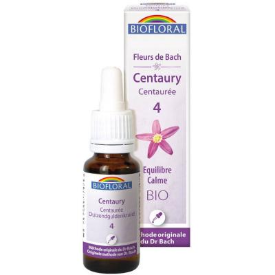 Fleur De Bach Elixir Centaury n&deg;4 Centaur&eacute;e Biofloral