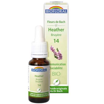 France Herboristerie FLEURS DE BACH n&deg;14 Heather, Bruy&egrave;re