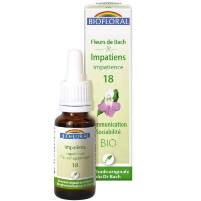 Fleur De Bach Elixir Impatiens n&deg;18 Impatience Biofloral