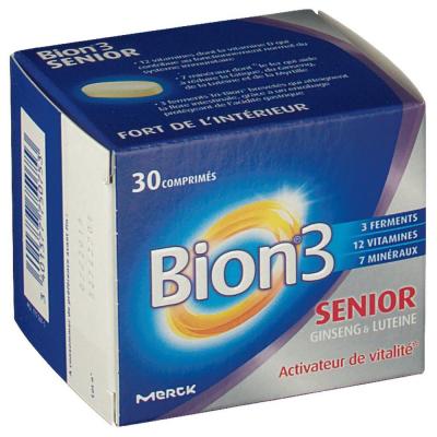 Bion 3 Seniors Merck (30 Comprim&eacute;s)