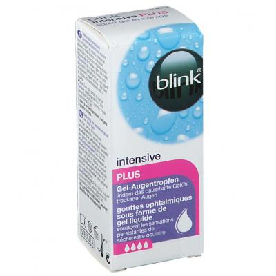Blink Intensive Plus Gel Gouttes Ophtalmique Flacon De 10 Ml