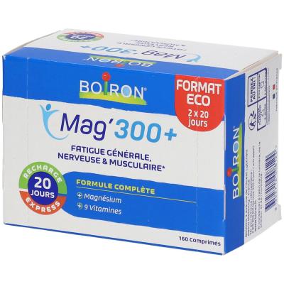 Magnesium 300+ 160 Comprimes Complements Boiron