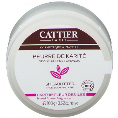 Cattier Beurre De Karit&eacute; Parfum Fleur Des Iles 100g