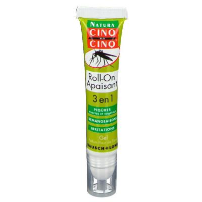 Natural Roll On Apaisant 3en1 7ml Cinq Sur Cinq
