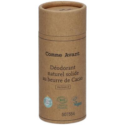 Comme Avant - D&eacute;odorant naturel solide au beurre de cacao