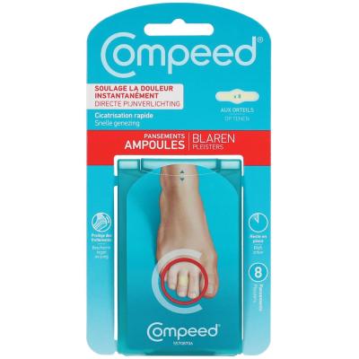 Compeed Ampoules aux orteils, 8 pansements