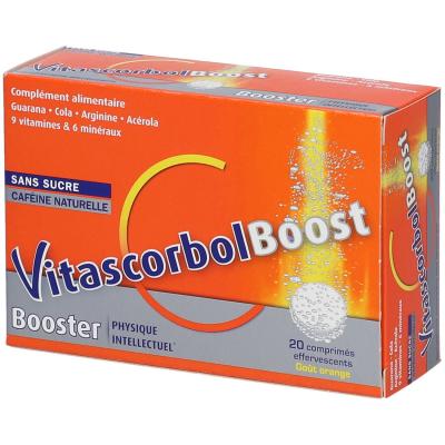 Vitascorbol Boost 20 Cpr Eff - Bo&icirc;te 20 comprim&eacute;s