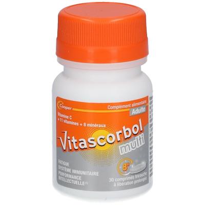 Adultes 30 Comprimes Multi Vitascorbol