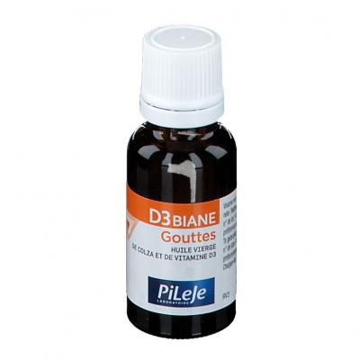 Pileje Biane D3 Solution 15 ml 600 Drops 15 ml