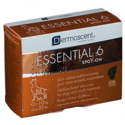 Dermoscent Essential 6 Spot-On Chien (0 - 10 kg) 3 x 4 pipettes