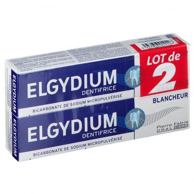 Elgydium Blancheur Dentifrice Lot de 2 x 75ml
