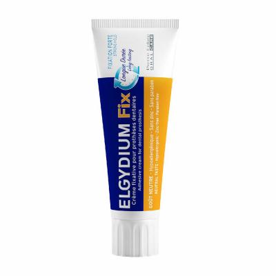 Elgydium Fix- Creme fixactive proth&egrave;se dentaire - fixation forte 45g