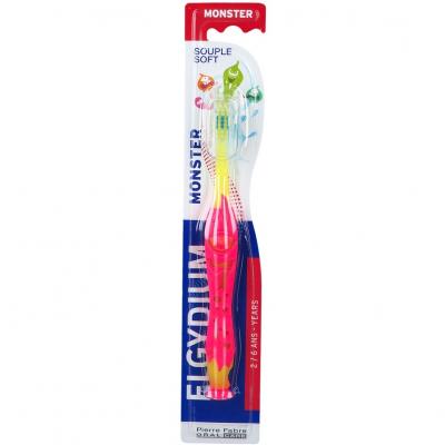 Elgydium Kids Brosse &Agrave; Dents 26 Ans Edition Limit&eacute;e Monster