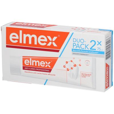 Elmex Anti-Caries Professional Dentifrice Lot de 2 x 75ml