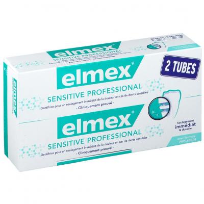 Elmex Sensitive Professional Dentifrice Lot de 2 x 75ml