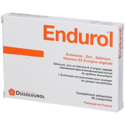 DISSOLVUROL Endurol syst&egrave;me immunitaire bo&icirc;te de 30 comprim&eacute;s