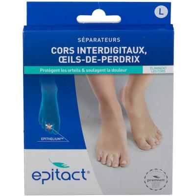 Epitact Cors Interdigitaux Oeils-de-Perdrix S&eacute;parateurs 4 Unit&eacute;s - L