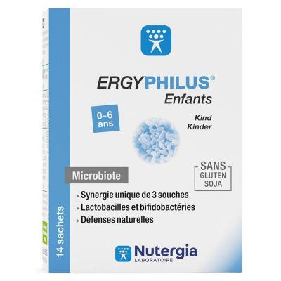 Microbiote Enfants 14 Sachets Ergyphilus Go&ucirc;t Neutre Nutergia