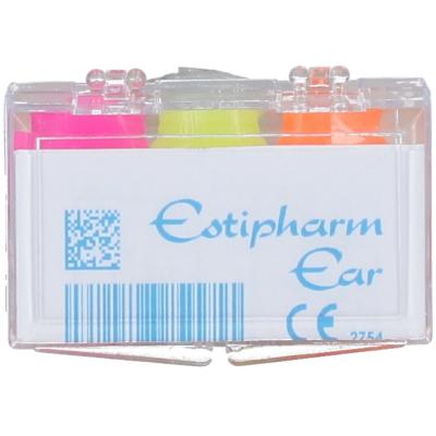 Estipharm Bouchons d'oreilles en silicone, 3 paires