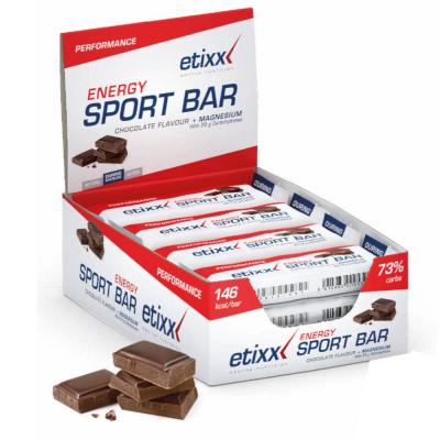 Etixx Sport 12 Units Chocolate Energy Bars Box Multicolore