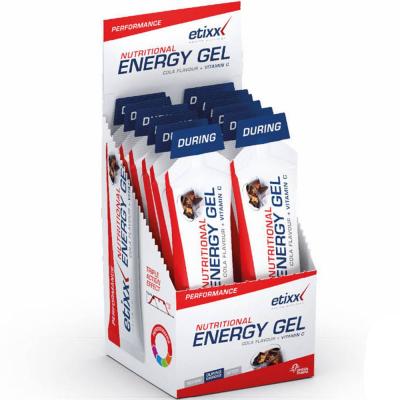 Etixx Nutritional 12 Units Cola Energy Gels Box Multicolore