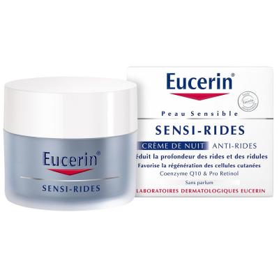 Eucerin SENSI-RIDES - Cr&egrave;me de Nuit Anti-Rides, 50ml