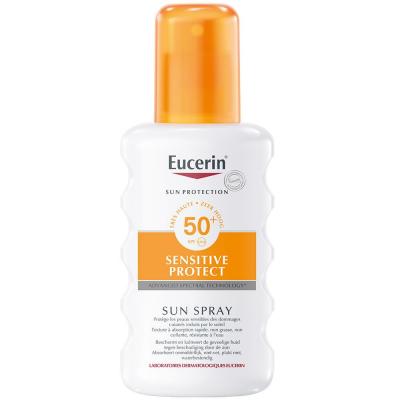 Eucerin Sun Protection Sensitive Protect Spray Solaire SPF50+ 200ml
