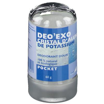 Exopharm Deo'Exo Cristal d'Alun de Potassium Pocket 60 g